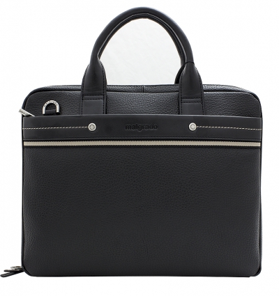 BR09-721 black Cумка мужская (Malgrado) (черный/38*28,5*7/натуральная кожа/Malgrado)