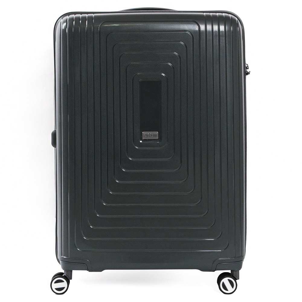 EN3520-28-3 Чемодан 4-х колесный 100% полипропилен FABRETTI  (Серый/54*78*32/полипропилен/L)