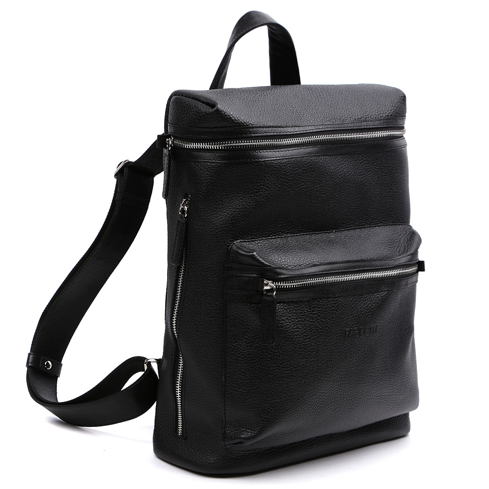 98962-2 FABRETTI Рюкзак муж. нат. кожа (Черный/30*37*10/натуральная кожа/FABRETTI)