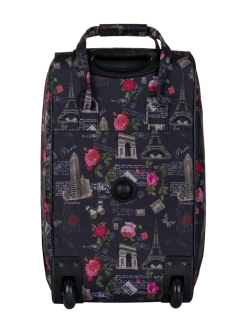 М-7321 Сумка на колесах дизайн париж (серый/53*30*21/полиэстер/NTL Continent)