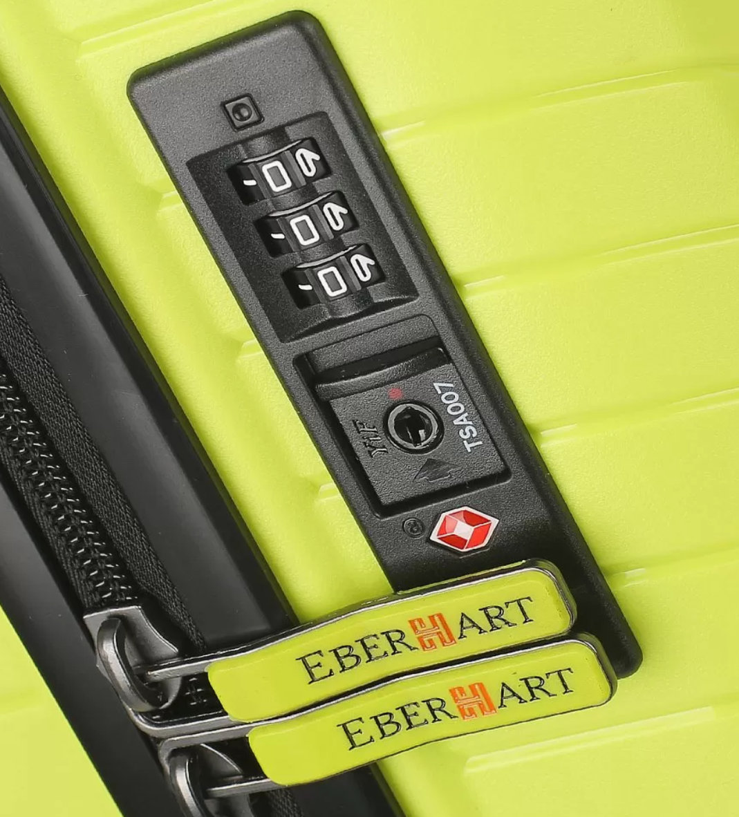 45A-037-420 Чемодан 4-х колесный (Жёлтый/39*55*20/полипропилен/S/2,3 кг/40 литров/Eberhart)