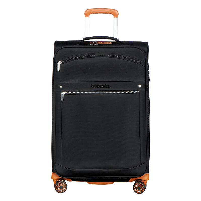 GM21016W25 black Чемодан-тележка Verage (черный/43*67*26+6/полиэстер/M/3,2 кг/69 литров/Verage)