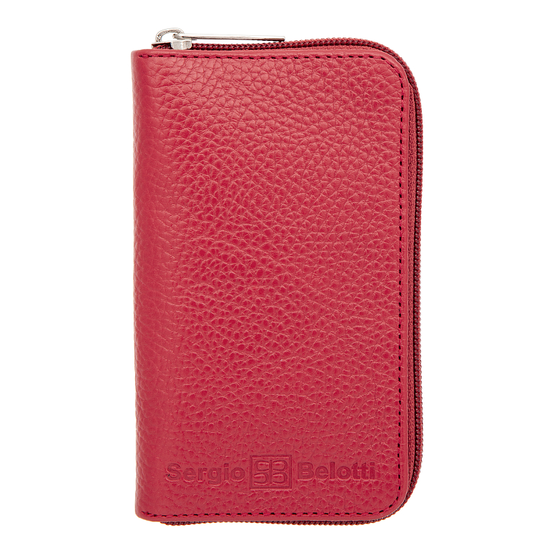 742172 (red) Ключница Sergio Belotti (красный/13,5*8*2/натуральная кожа/Sergio Belotti)