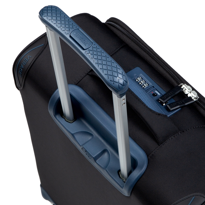 GM17016W20 (black) Чемодан-тележка Verage  (Черный/40*55*20/полиэстер/S/2,4 кг/44 литра)