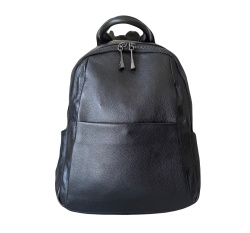 186К Рюкзак женский натуральная кожа (чёрный) (Черный/26*30*10/натуральная кожа/Redmond)