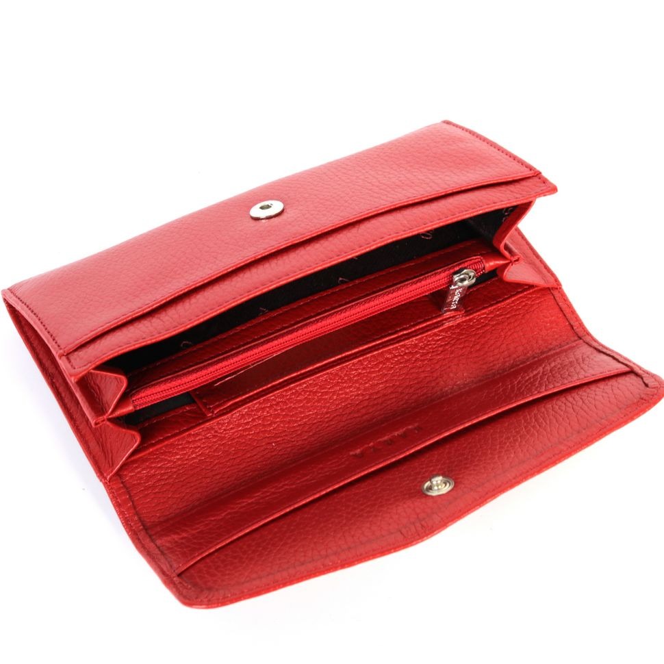 1180-46 Портмоне женское KARYA (Красный/19*9,5*2/натуральная кожа)