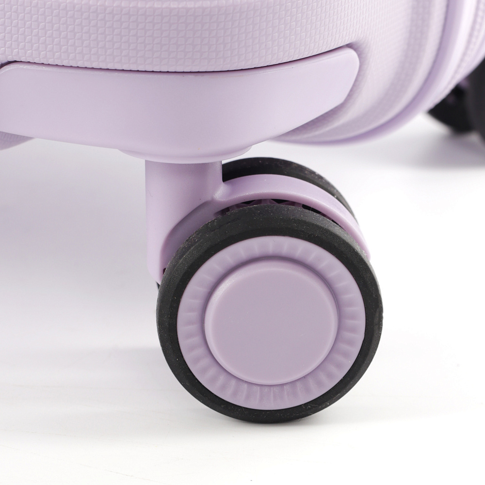 EN9520-20-10 Чемодан 4-х колесный 100% полипропилен FABRETTI (Сиреневый/39*54*21/полипропилен/S/FABRETTI)