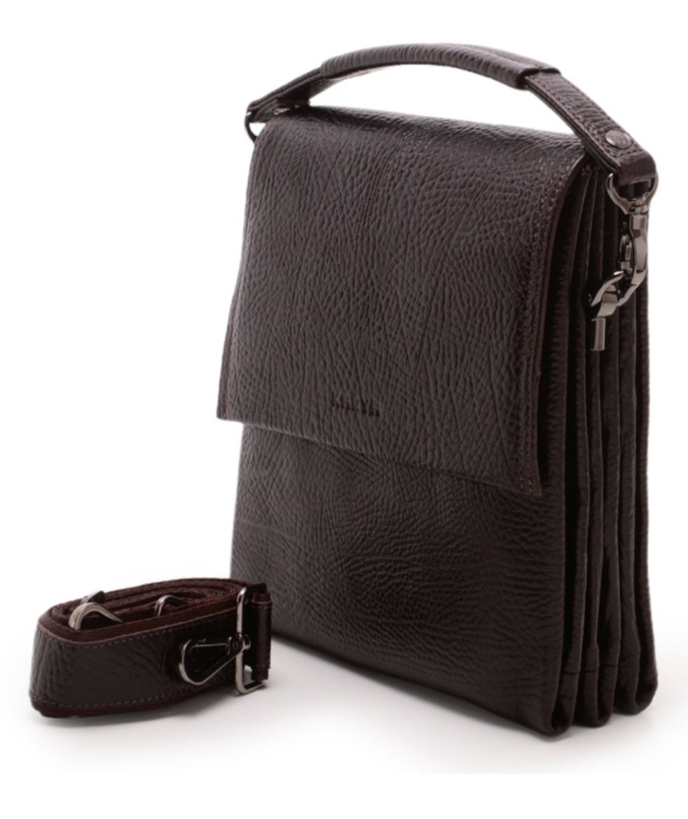 0542-04 Сумка мужская KARYA (Коричневый/22*26*8/натуральная кожа)