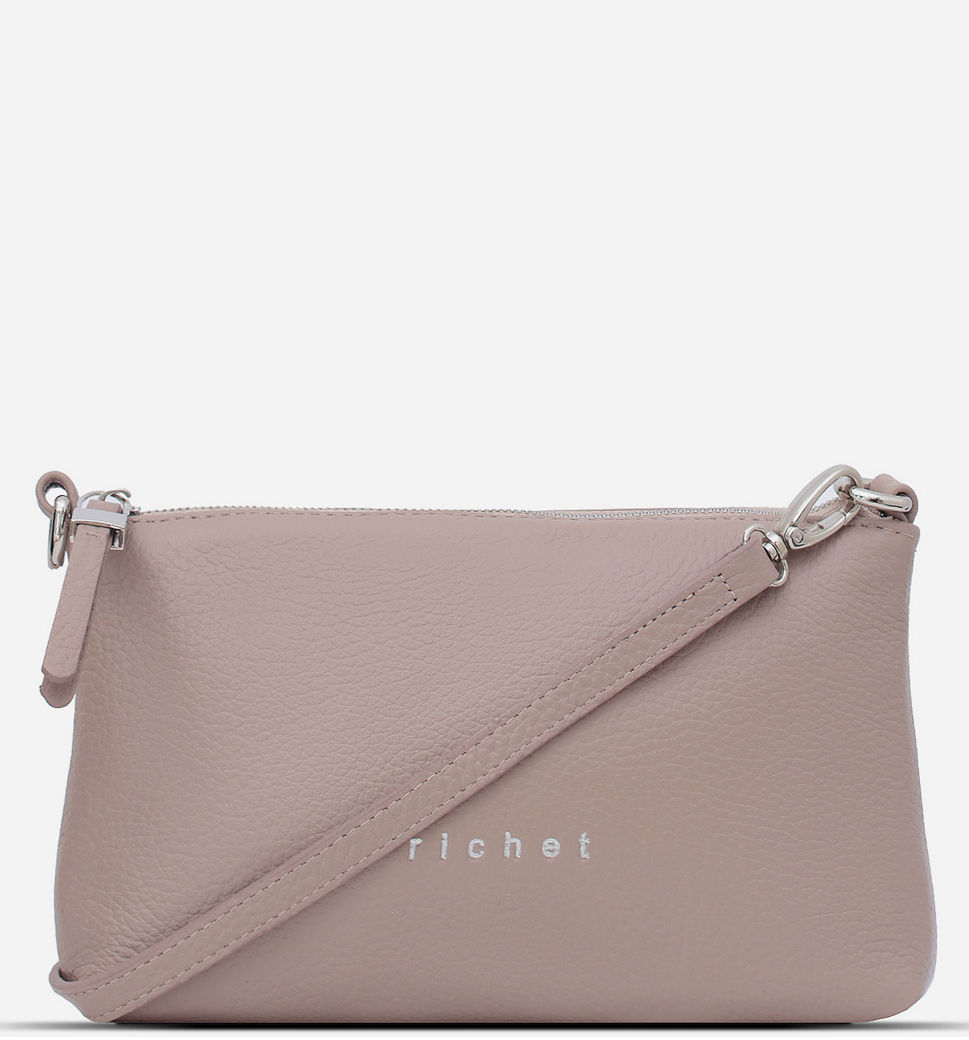 2830LN Сумка женская Пудра (Розовый/20*14*6/натуральная кожа/Richet)