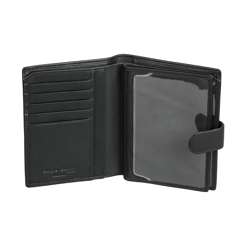 2242-02 (denim black) Портмоне Sergio Belotti (черный/10,5*14*2/натуральная кожа/Sergio Belotti)