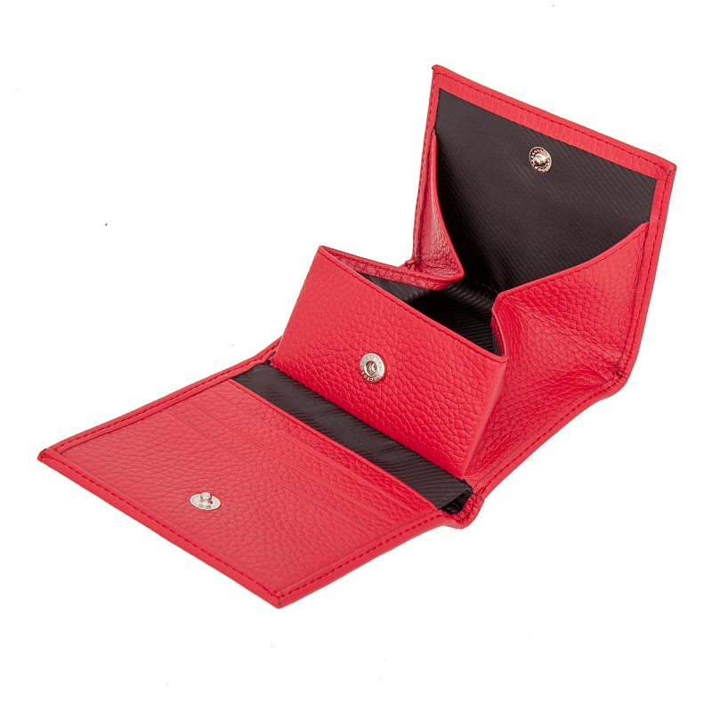 177210 (red Caprice) Портмоне Sergio Belotti (красный//9*10*3/натуральная кожа/Sergio Belotti)