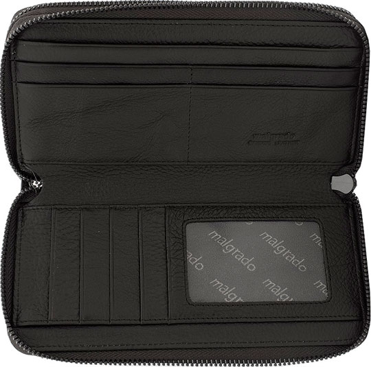 73007-5001D Black Клатч (Malgrado) (черный/19*9,5*3/натуральная кожа/Malgrado)
