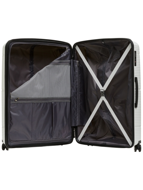 RP04L28W Чемодан REDMOND полипропилен (Белый/77*51*34/полипропилен/L)