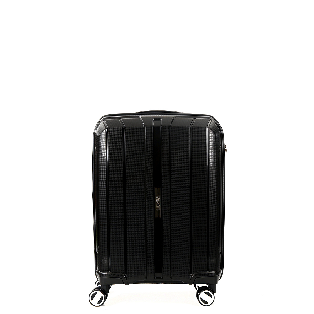 EN8520-20-2 Чемодан 4-х колесный 100% полипропилен FABRETTI  (Черный/40*58*20/полипропилен/S)