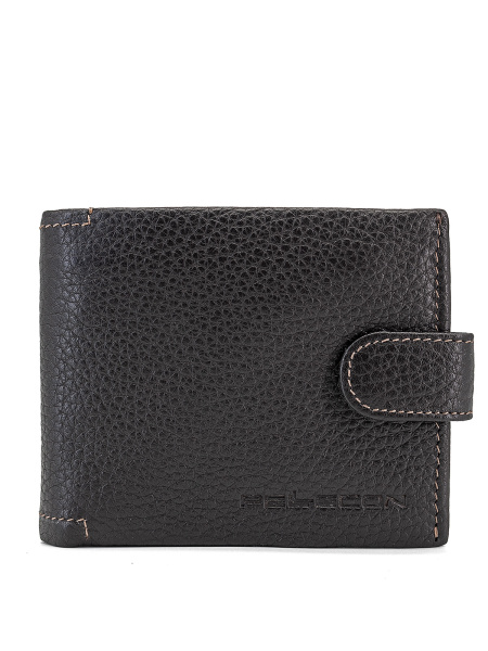 102-5502-24 Портмоне мужское (Пеллекон) (черный/11*9,5*1,5/натуральная кожа/PELLECON)