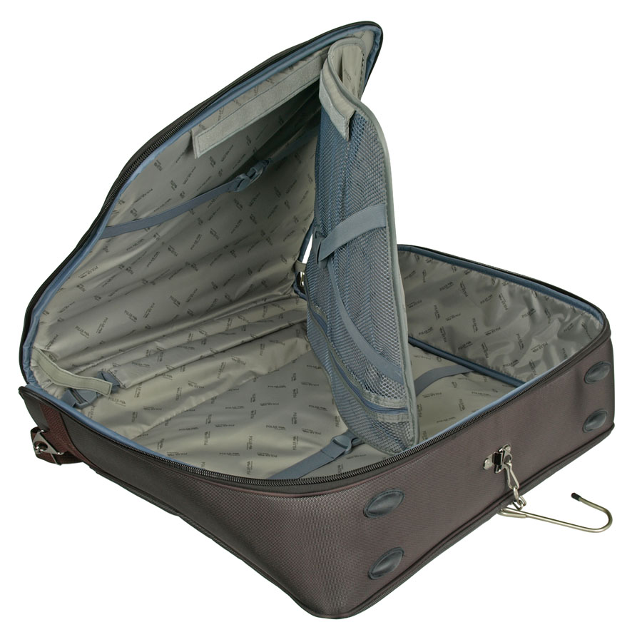 7040 (коричневый) Портплед двойной карман №2 текстиль (Коричневый/60*53*15/полиэстер/2,0 кг./48 литров/Polar)