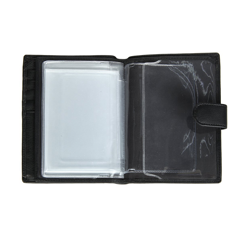 2242-02 (denim black) Портмоне Sergio Belotti (черный/10,5*14*2/натуральная кожа/Sergio Belotti)