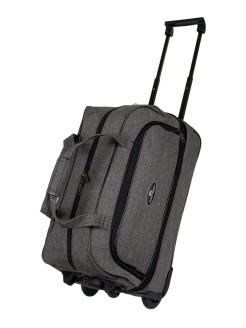 М-118 Сумка на колесах катионик серый (Серый/50*32*30/катионик/NTL Continent)