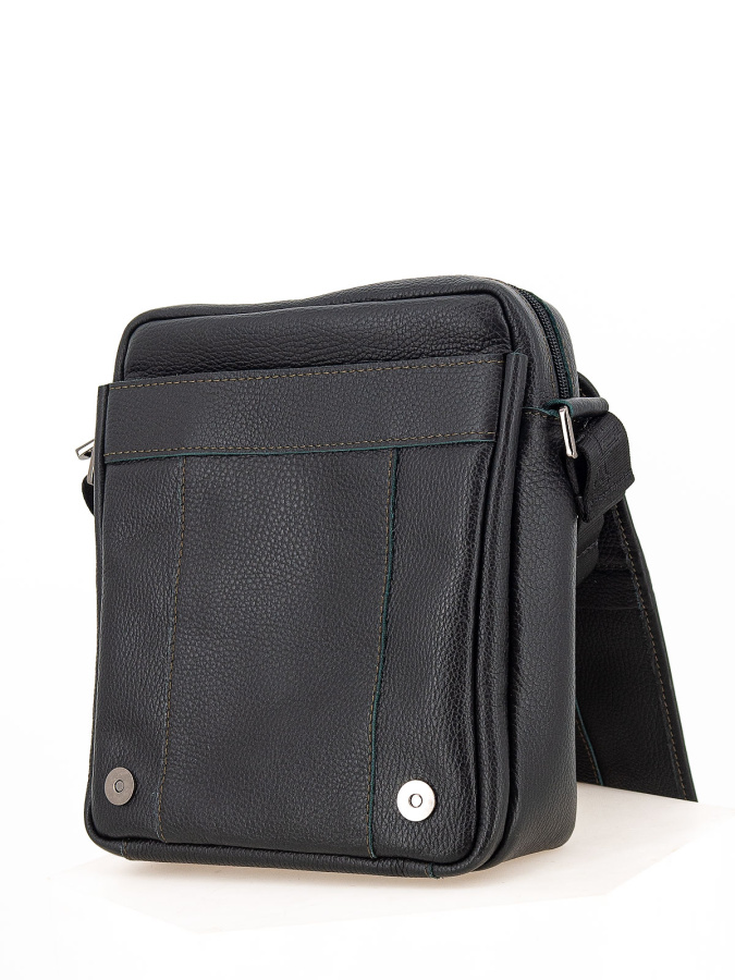 102-82065-1 Сумка мужская кожа (Пеллекон) (черный/23*29*11/натуральная кожа/PELLECON)