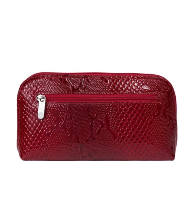 2029-019 Косметичка женская натуральная кожа KARYA (Красный/25*14*6/натуральная кожа)