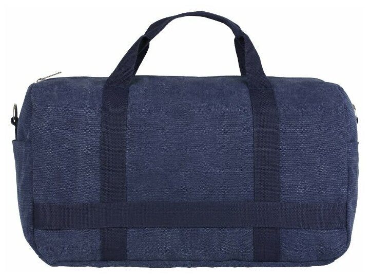М-711 Сумка спортивная брезент синий (Синий/47*25*25/брезент/NTL Continent)