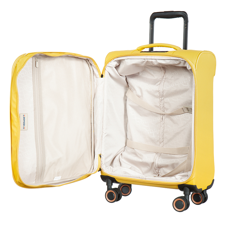 GM20077W18.5 misted yellow Чемодан-тележка Verage (жёлтый/55*37*20/полиэстр/S/2,1 кг/Verage)
