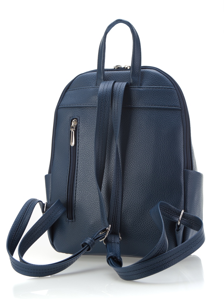 3870 Рюкзак женский(синий) (Синий/26*30*10/Экокожа)