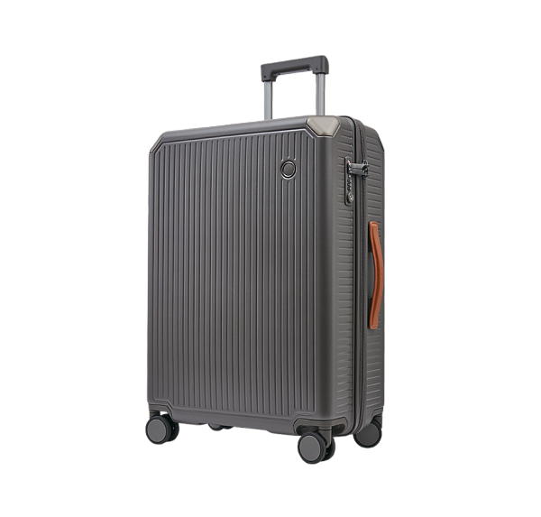 1119TA148920240 Чемодан 4-х колесный (Серый тёмный/48*69*27/поликарбонат/M/4,0 кг/ECHOLAC)