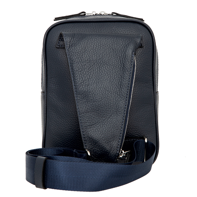 7072 (Napoli blue) Сумка СЛИНГ Sergio Belotti (Синий/18*25*6,5/натуральная кожа/Sergio Belotti)