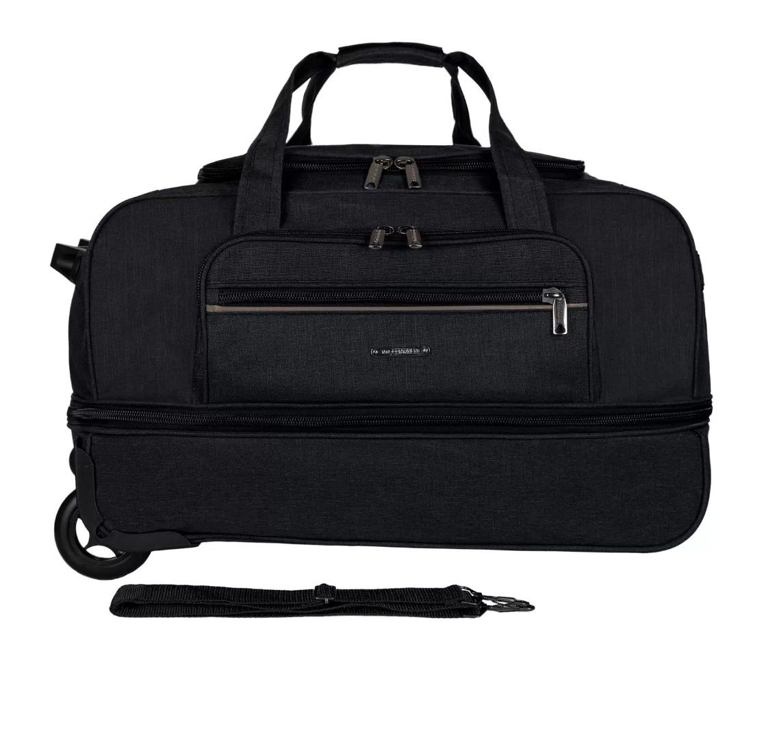 М-59 Сумки на колесах катионик черный (Черный/56*33*35/катионик/78 литров/NTL Continent)