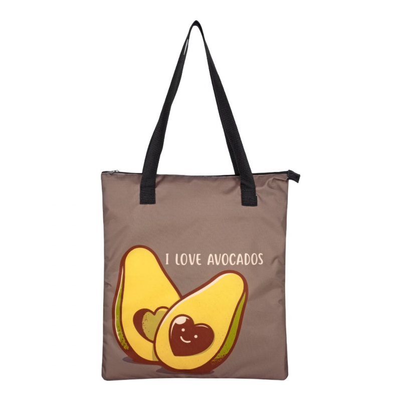 SH-33 Сумка-Шоппер ACROSS  (Бежевый/38*43*1/полиэстер/0,15 кг)