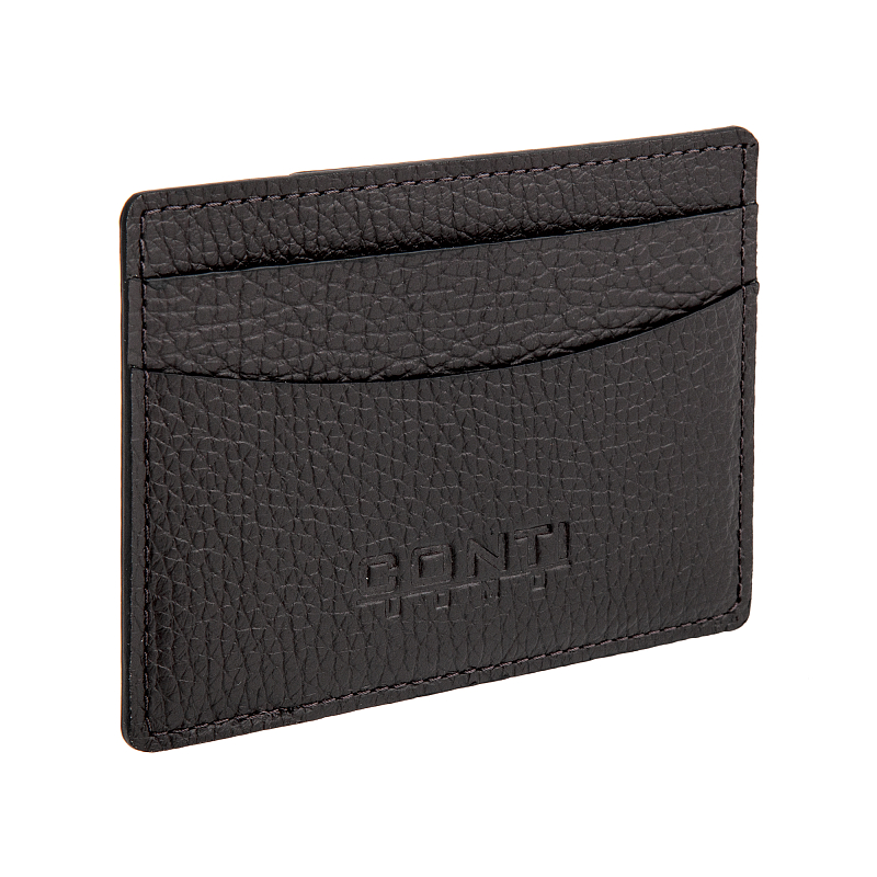 15-56 dark brown Картхолдер Conti UOMO (коричневый11,5*8,5*0,5/натуральная кожа/Conti Uomo)