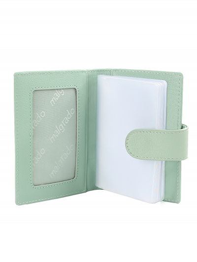 42003-137 Spearmint Визитница Malgrado (мята/7,5*11*1,5/натуральная кожа/Malgrado)