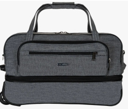 М-16 Сумка на колесах катионик серый (серый/49*32*28/полиэстер/NTL Continent)