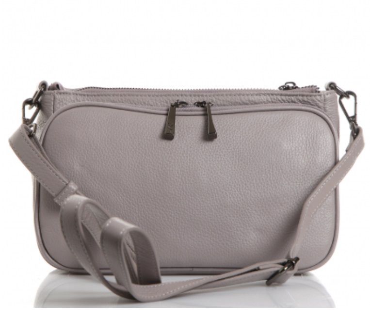 212К Сумка женская натуральная кожа пурпурный (Сиреневый светлый/натуральная кожа/Redmond)