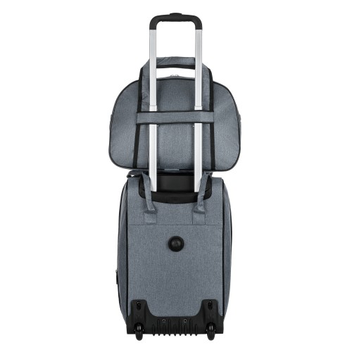 М-7318-2Б Сумка на колесах катионик (серый) (серый/30*47*22/текстиль/NTL Continent)