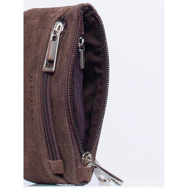Ri-169KWC Кошелек женский Коричневый  замша (коричневый/13*8*1,5/натуральная замша/Richet)