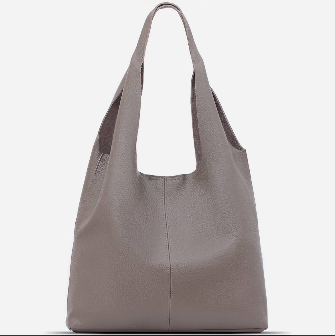 2903LN Сумка женская Тауп (бежевый тёмный/32*31*11/натуральная кожа/Richet)