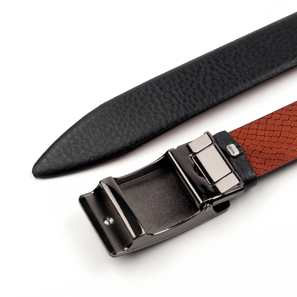 FR2518-2 FABRETTI Ремень муж. натуральная кожа (размер 125) (Черный/125 см/натуральная кожа коровы)