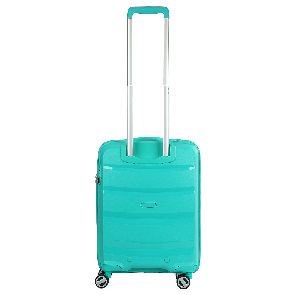 EN7520-20-111 FABRETTI Чемодан 4-х колесный 100% полипропилен (Бирюзовый/38*55*18/полипропилен/S/2,8 кг/FABRETTI)