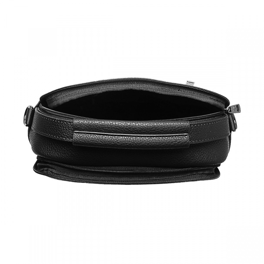 812-81445-1 Сумка мужская экокожа (Пеллекон) (черный/24*28*7,5/экокожа/PELLECON)