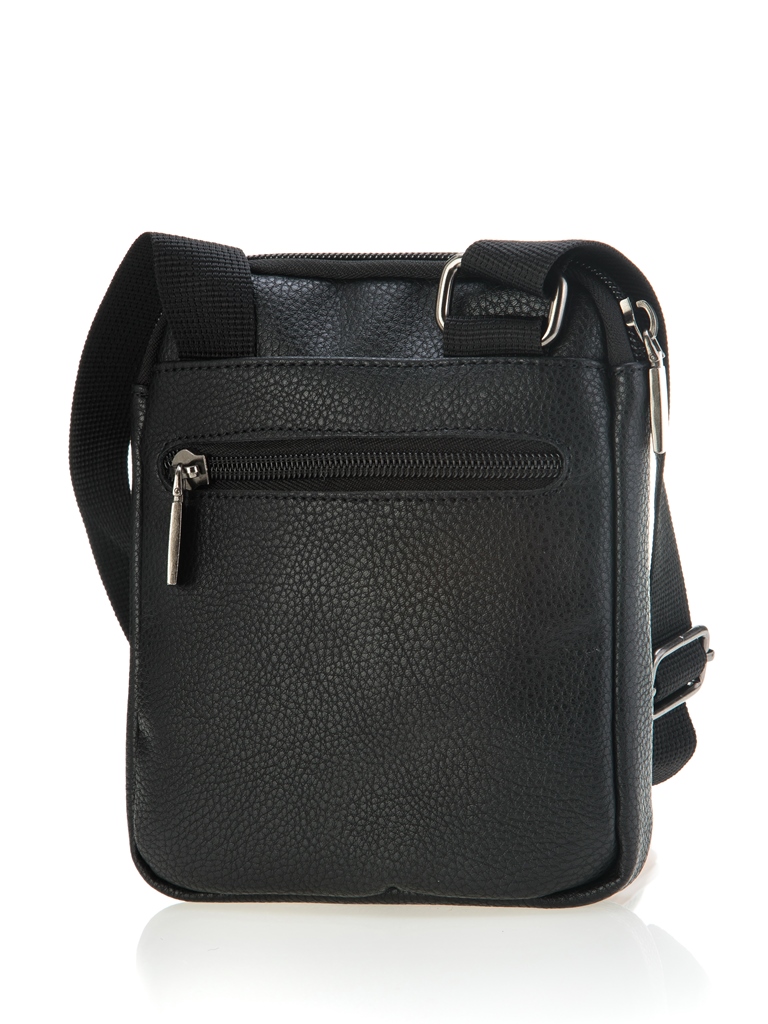 819 СУМКА ИСК. КОЖА (чёрная) (Черный/17*20*4/Экокожа)