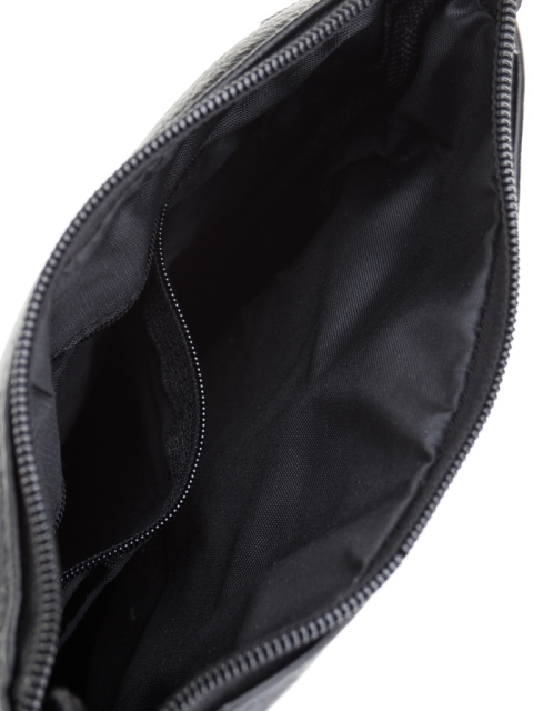 5902 Сумка мужская натуральная кожа (Черный/23*17*2/натуральная кожа)