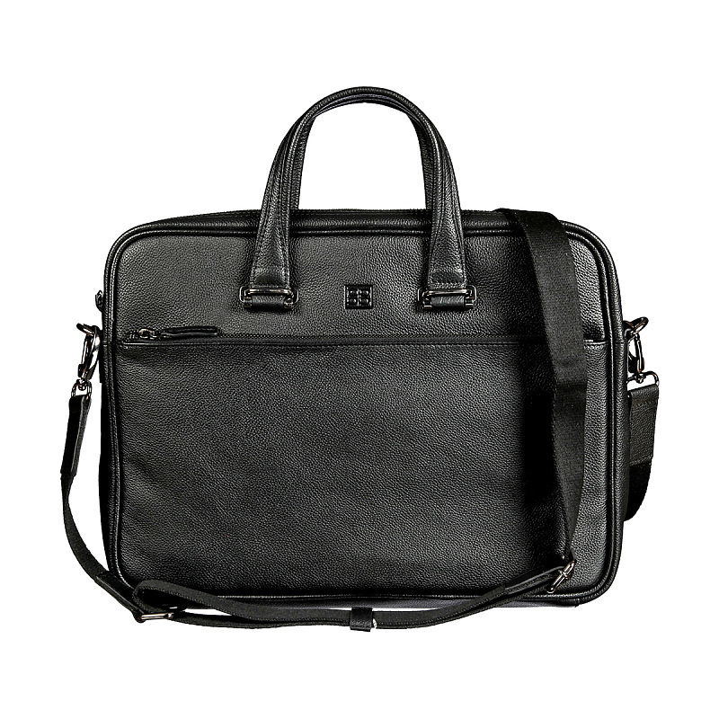 010-2814 (denim black) Бизнес-сумка Sergio Belotti (черный/37*28*6/натуральная кожа/Sergio Belotti)