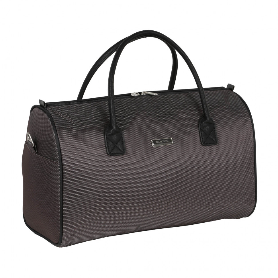П7112-23 (коричневый) Саквояж Ручная кладь (Коричневый/44*27*19/полиэстер/Polar)