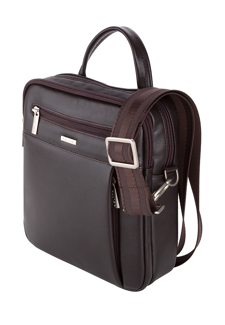 78287 Сумка ВИКТОР TORONTO кожа шоколад (коричневый/20*23*7/натуральная кожа/R.Blake)