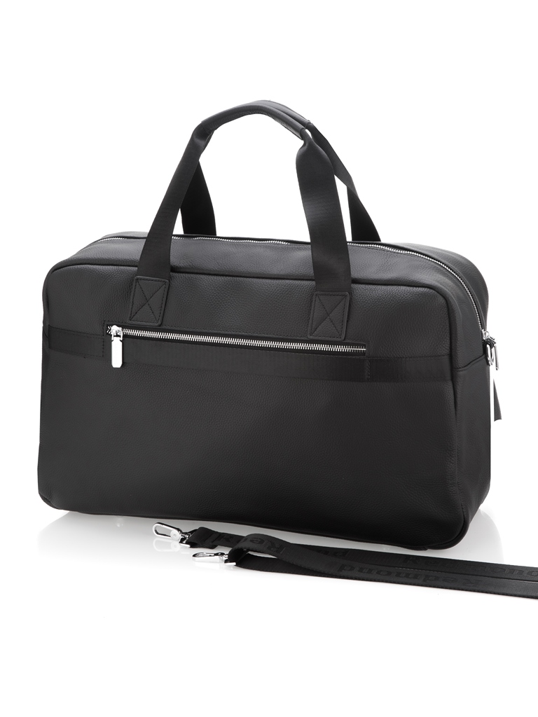 8424 Сумка дорожная мужская натуральная кожа (Черный/51*27*20/натуральная кожа/Redmond)