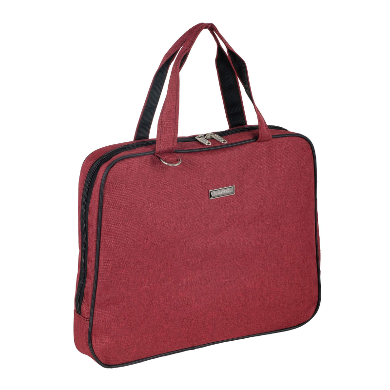 П7119 бордовый Джинсажаккард Папка большая (бордовый/43*32*6/полиэстер/0,5 кг/7,5 литров/Polar)