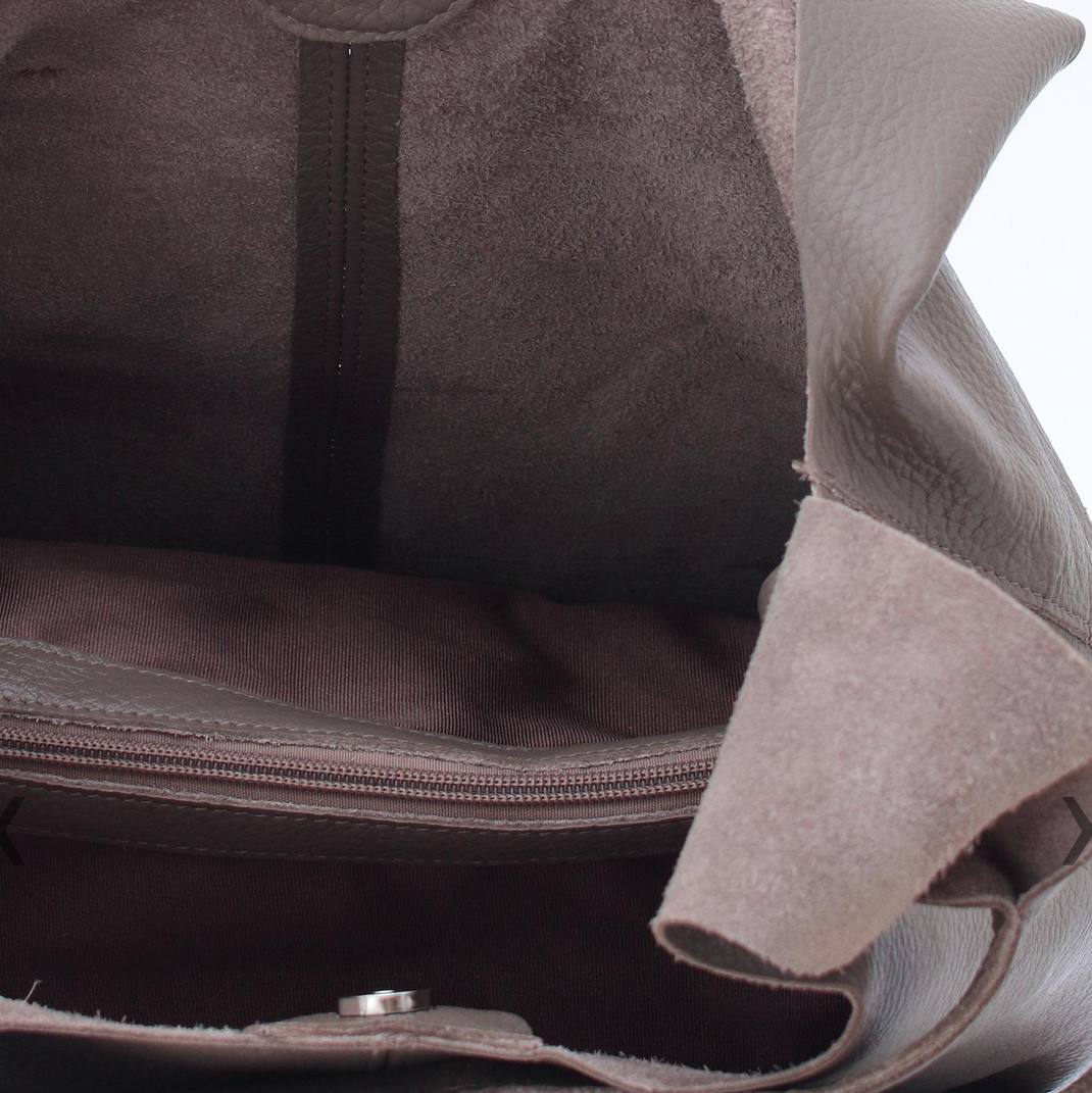 2903LN Сумка женская Тауп (бежевый тёмный/32*31*11/натуральная кожа/Richet)