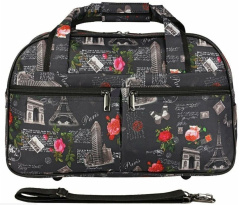 М-505 Саквояж дизайн париж  (синий/49*30*20/текстиль/NTL Continent)